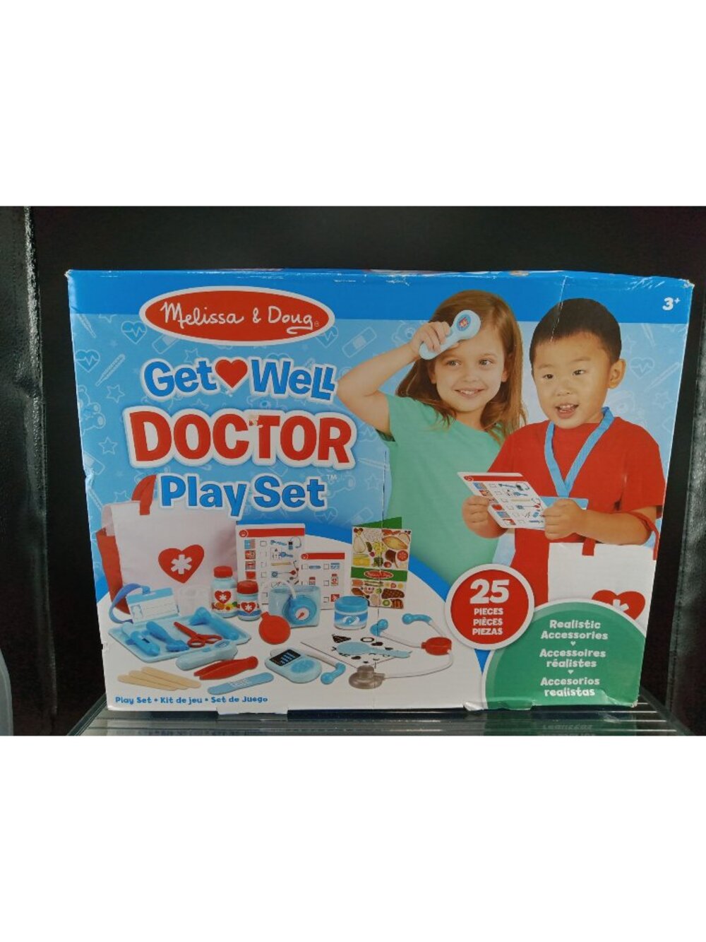 Melissa & Doug Get Well Doctor Play Set 25 Pieces Ages 3+